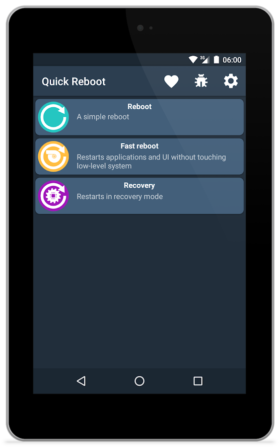    Quick Reboot Pro [ROOT]- screenshot  