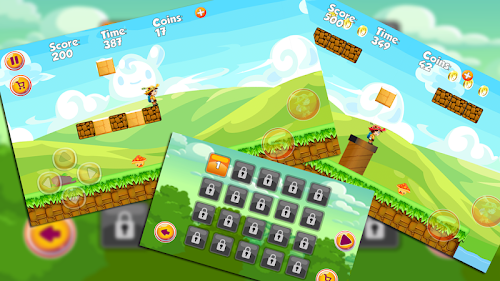 Android application Jungle Adventure of Mario screenshort