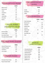 Giani's Ice Cream menu 3