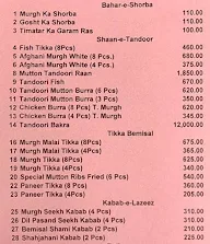 Karim's menu 8