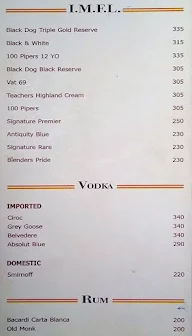 The Tandoori Village menu 3