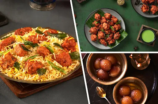 Chicken 65 Biryani Combo (Serves 1)