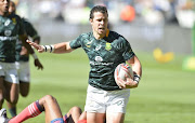 Ruhan Nel of South Africa during day 1 of the 2017 HSBC Cape Town Sevens match between South Africa and France at Cape Town Stadium on December 09, 2017 in Cape Town.