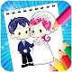 Download Bride and groom Coloring Game for kids For PC Windows and Mac