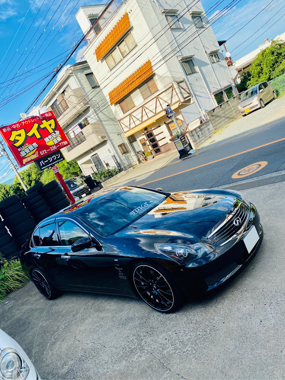 スカイラインのスカイラインV36・大阪・タイヤ交換・パーツワンに関するカスタム事例の投稿画像1枚目