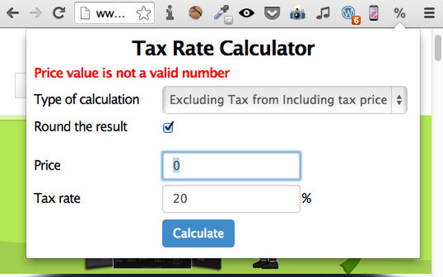 Tax Rate Calculator Preview image 1