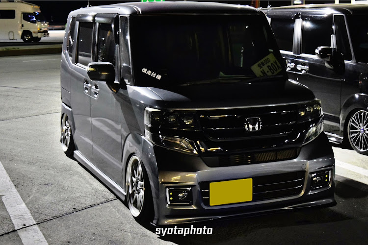 Nボックスカスタムのコラボ・生脚普段乗り・Nシリーズオフ会・京都・ＮBOXカスタムに関するカスタム事例の投稿画像1枚目