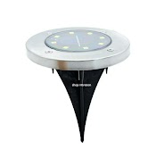 Đèn Cắm Cỏ Sân Vườn Năng Lượng Mặt Trời Tròn 8 Bóng Led Trang Trí Sân Vườn, Lối Đi Lại, Quán Cà Phê, Đèn Rọi Cây Cảnh