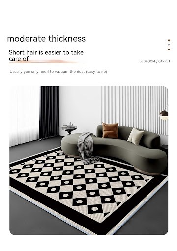 Title 3, Living room carpet, stain-resistant, non-slip, ...