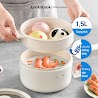 [Mã Lifemc06Cbau Giảm 50K Đơn 350K] Nồi Điện Đa Năng Lock&Lock Electric Multi Pot 1.5L Màu Ngà Ejp436Ivy