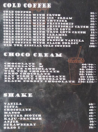 Cafe Tik Tok menu 1