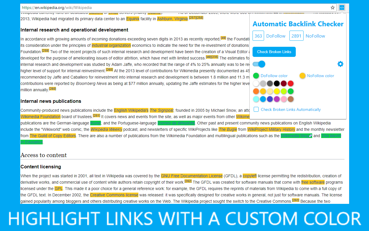 Automatic Backlink Checker Preview image 4