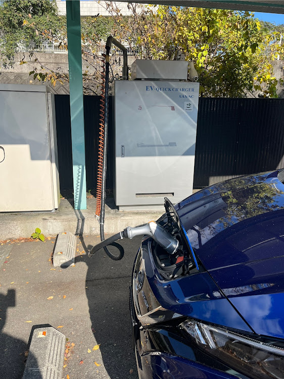 リーフのEV・急速充電機・道の駅道志に関するカスタム事例の投稿画像1枚目