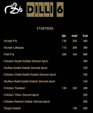 Dilli 6 menu 2