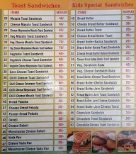 Mumbai Sandwich Wala menu 2