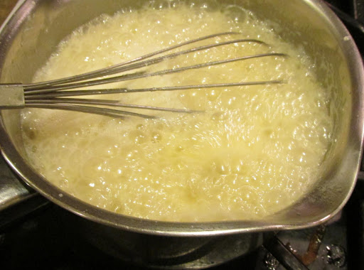 Irish Whiskey Cream Sauce for Lady Rose's Irish Soda Bread pudding.