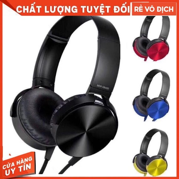 Tai Nghe Chụp Tai Xb450 - Extra Bass - Tai Nghe Bass - Nghe Nhạc Cực Hay ( Có Mic )