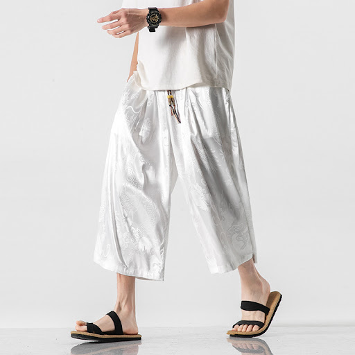 Title 5, Summer New Style Chinese Dark Flower Cropped Tr...