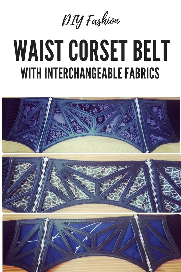 Waist Corset Belt Refashion - DIY Fashion Accessories | fafafoom.com