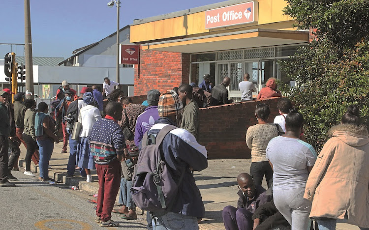 If the Post Office’s sole purpose is to exist as an office from which to hand out social grants, there are better — and more dignified options — available, the writer says. Picture: The Herald /Fredlin Adriaan