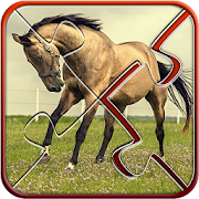 Horses Jigsaw Puzzle Game  Icon