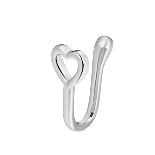 Title 14, Non-pierced U-shaped Nose Clip Copper Inlaid Zi...