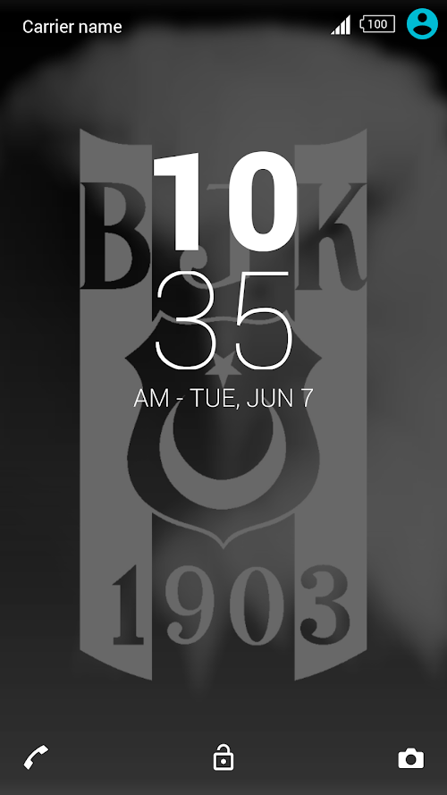 Android application Besiktas - Xperia Theme screenshort