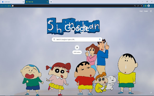 Crayon Shin-chan chrome extension