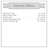 Sonu Sweets menu 2