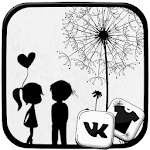 Cover Image of Herunterladen Black And White Launcher Theme 1.2 APK