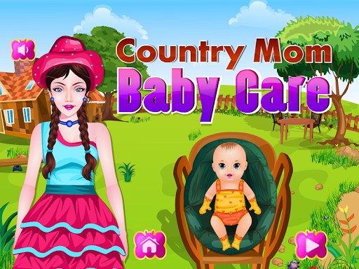 Country Mom Baby Care Games