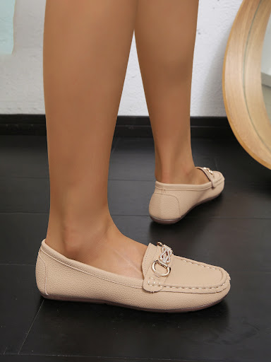 Title 15, Womens Chain Slip-on Loafer Casual Outdoor Fla...