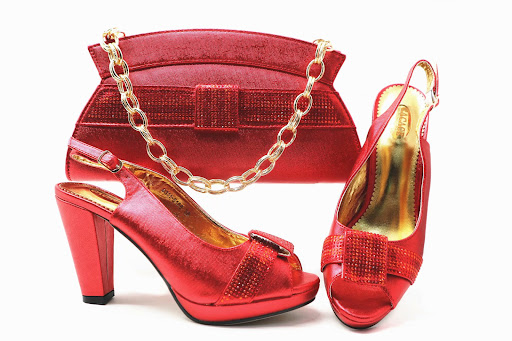 Title 2, Leisure Style High Heels with Matching Clutch B...
