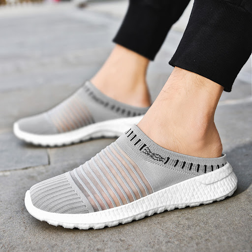 Title 5, Mens Sandals Mesh Breathable Semi Slippers, li...