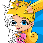 Cover Image of ダウンロード Princess Coloring Book Pages: Kids Coloring Games 16.0 APK