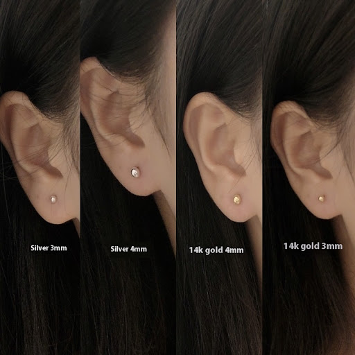 Title 11, Sterling Silver Needle Mini 3-4mm Beanie Small ...