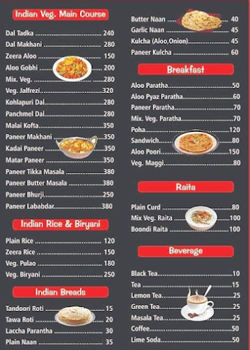 Desi Rasoi Multi Cuisine Restaurant menu 