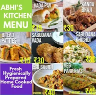 Abhi's Kitchen menu 1
