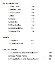 The Green Treat menu 1