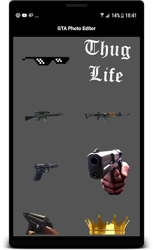 Wasted Photo Editor Gangster Sticker