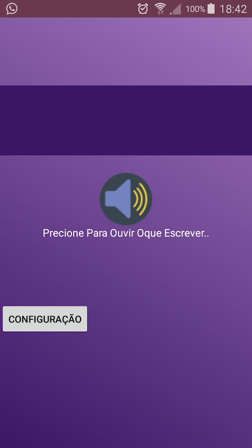 Android application Lets Talk screenshort