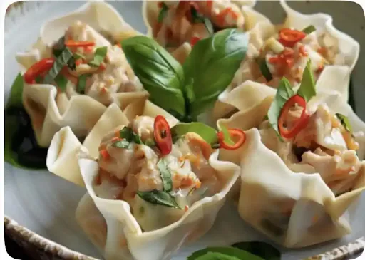 Chicken And Basil Siumai Dimsum