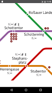 Vienna Metro Map 2017 - náhled