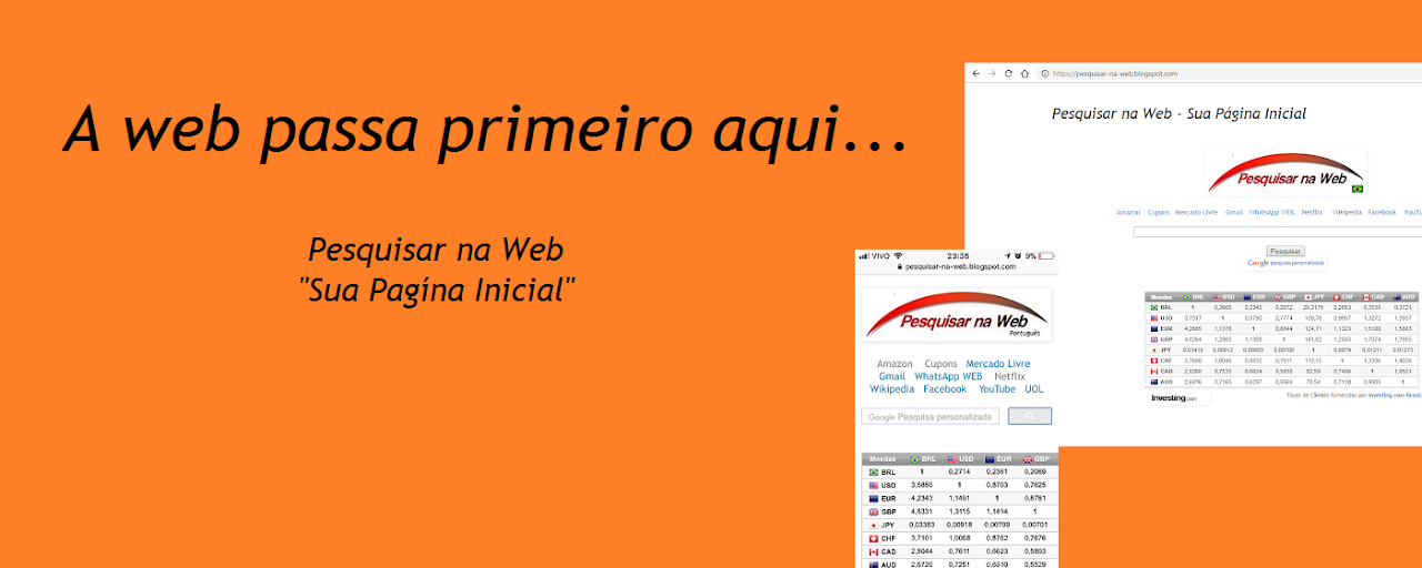 Pesquisar na Web Pagina de inicio Nova Aba Preview image 2