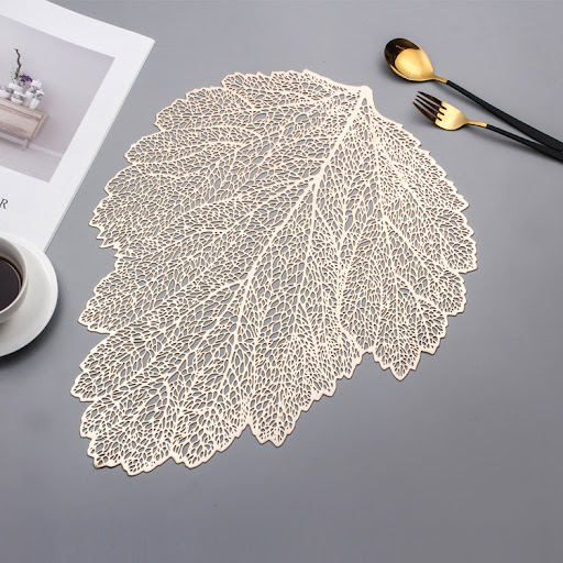 Title 2, European and American Placemats with Hollow Lea...