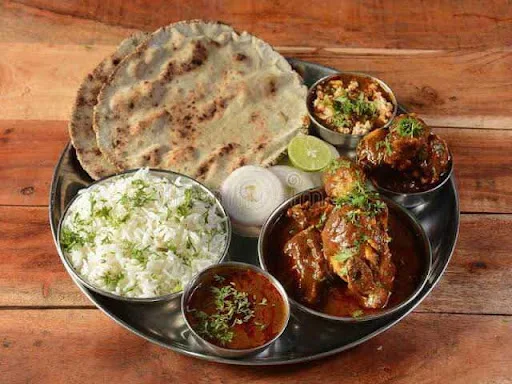 United Flavours Of Bihar Non Veg Jumbo Thali