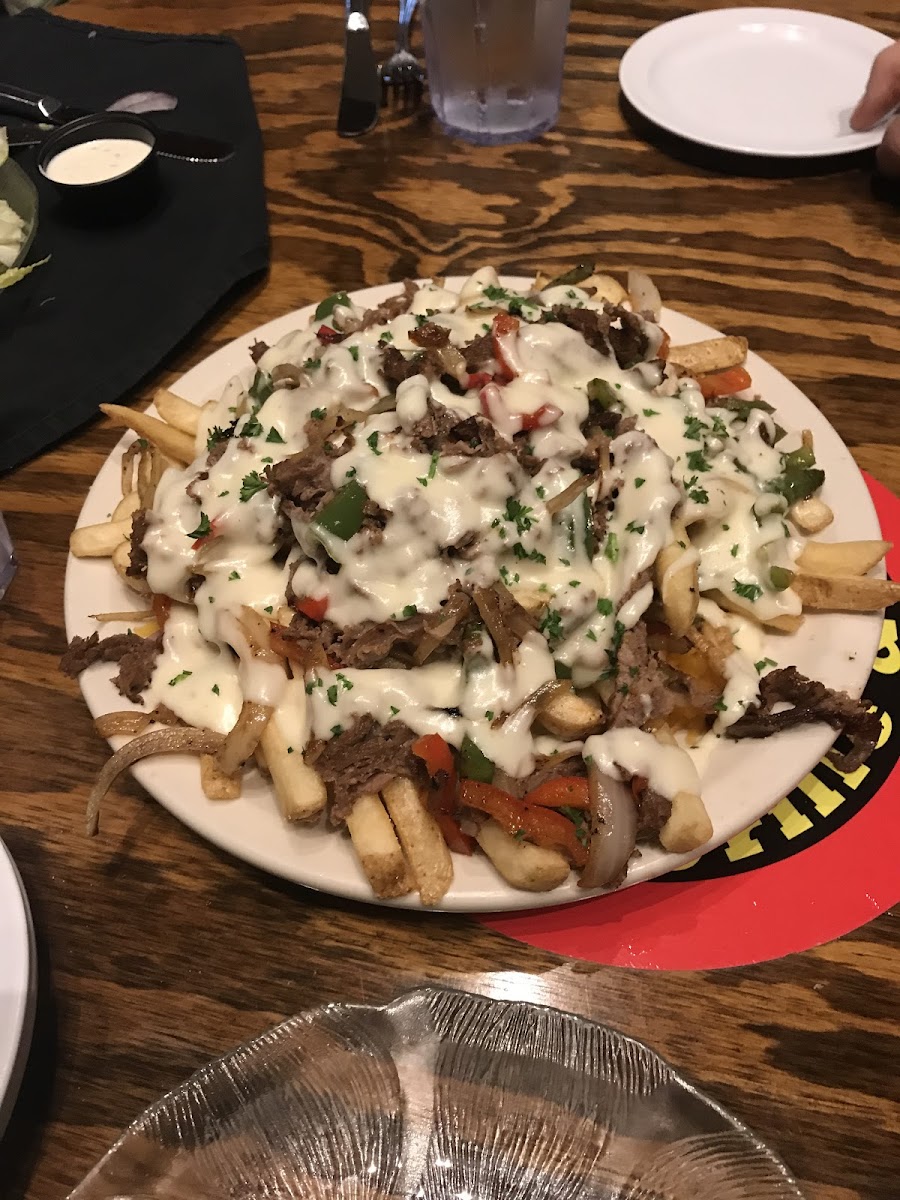 Philly Cheese Steak Fries Gluten Free