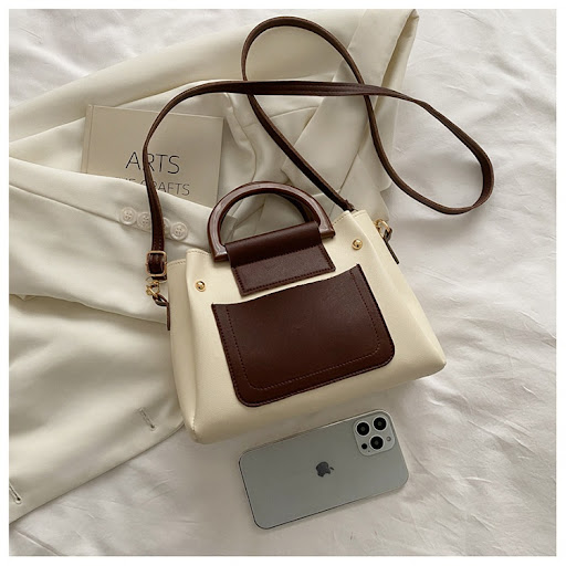 Title 22, Fashionable high-quality contrast-colored handb...