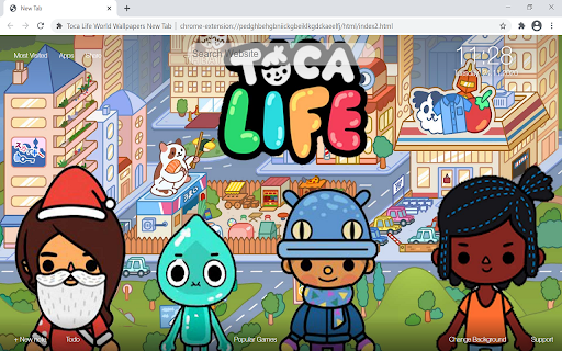 Toca Life World Wallpapers New Tab