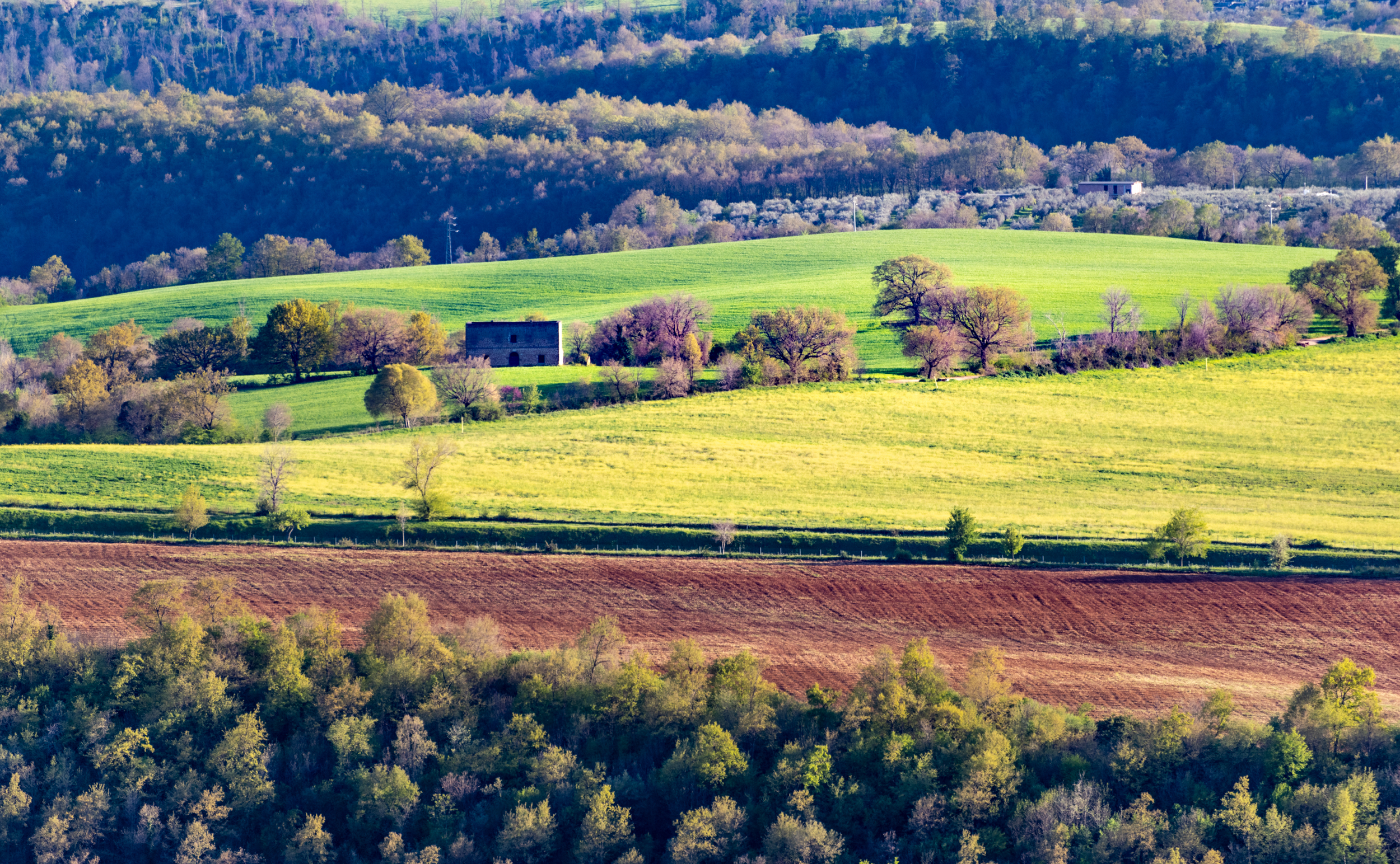 Panorama primaverile di Alduccio